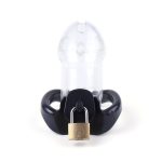 Rikers Locking Chastity Device - Transparen - Image 10