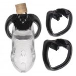 Rikers Locking Chastity Device - Transparen - Image 4