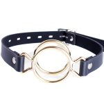 Double Metal Locking Ring Gag