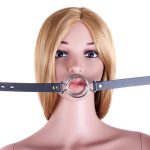 Double Metal Locking Ring Gag - Image 2