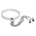 Chrome Collar with Nipple Clamps