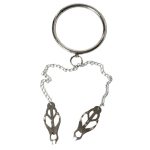 Neck Slave Collar Restraint With Japanese Clover Clamps - Image 3