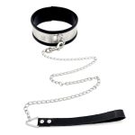Rapture Steel Band Collar With Leash - Image 3