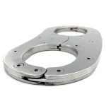 Unisex Stainless Steel Wrist Restraints with Padlock - Image 2