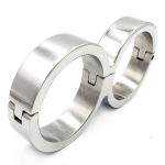 Single Hinge Bondage Handcuffs - Image 2