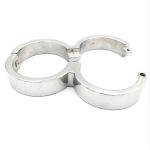 Single Hinge Bondage Handcuffs - Image 5