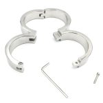 Single Hinge Bondage Handcuffs - Image 7