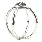 Ellipse Stainless Steel Cross Cuffs
