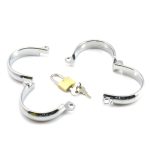 Chrome Wrist / Ankle Cuffs with Lock - Image 3