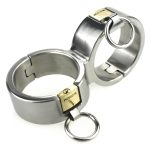 Stainless Steel Cross Handcuffs - Image 6