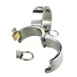 Stainless Steel Cross Handcuffs - Image 3