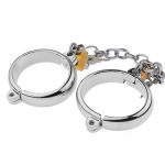 Unisex Luxury Dungeon Irons Cuffs With Chain - Image 8