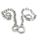 Stainless Steel Toe Cuffs With Chain - Image 2