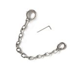 Stainless Steel Toe Cuffs With Chain - Image 4