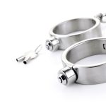 Press Lock Stainless Steel Wrist & Ankle Cuffs - Image 2