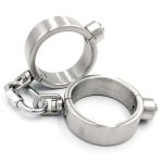 Press Lock Stainless Steel Wrist & Ankle Cuffs - Image 4