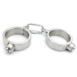 Press Lock Stainless Steel Wrist & Ankle Cuffs - Image 5