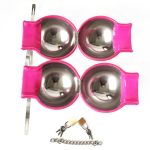 Steel Spherical Bondage Fist Mitts - Image 2