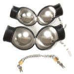 Steel Spherical Bondage Fist Mitts - Image 3