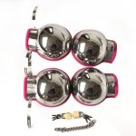 Steel Spherical Bondage Fist Mitts - Image 5
