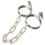 Plug Key Steel Wrist/Ankle Cuffs - Image 7