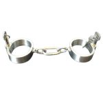 Plug Key Steel Wrist/Ankle Cuffs