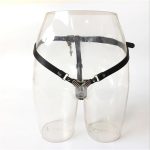 PU Leather Locking Chastity Belt - Image 6