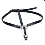 PU Leather Locking Chastity Belt - Image 2