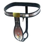 Trap Locking Male Chastity Belt with Cock Cage - Image 7