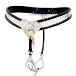 Invisible Lockable T-Back Chastity Panties with Hole - Image 8