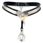 Invisible Lockable T-Back Chastity Panties with Hole - Image 3