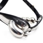 Male Chastity Urethral Tube Cock Cage Belt With Anal Plug - Image 5