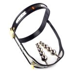 Double Removable Anal Plug Chastity Belt - Image 5