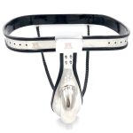 Male Adjustable Stainless Steel Chastity Belt - Image 3
