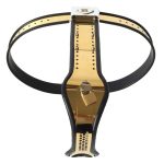 Golden Female Adjustable Rigid Chastity Belt