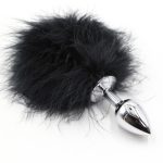 Bunny Tail Metal Anal Plug - Image 2