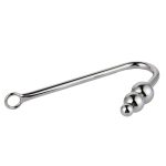 Three Ball Steel Anal Hook - Image 2