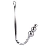 Three Ball Steel Anal Hook - Image 3
