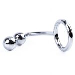 Ass Hook with Ring - Double Ball - Image 2