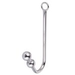Double Ball Steel Anal Hook - Image 6