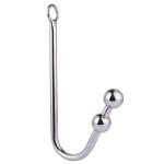 Double Ball Steel Anal Hook - Image 4