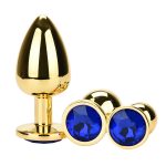Golden Anal Plug With Diamond - Image 5
