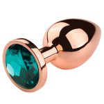 Rose Gold Anal Plug With Diamond - Image 8