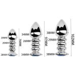 Screw Stainless Steel Attractive Butt Plug