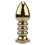 Screw Golden Anal Beads - Image 2