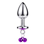 Leash Chain Jeweled Anal Plug with Bell - Image 5