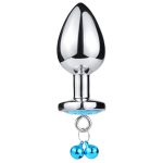 Jeweled Anal Plug with Bell - Image 3