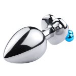 Jeweled Heart Anal Plug with Bell - Image 3