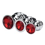 Thread  Metal Plated Jeweled Butt Plug - Image 12