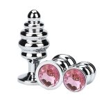 Thread  Metal Plated Jeweled Butt Plug - Image 13